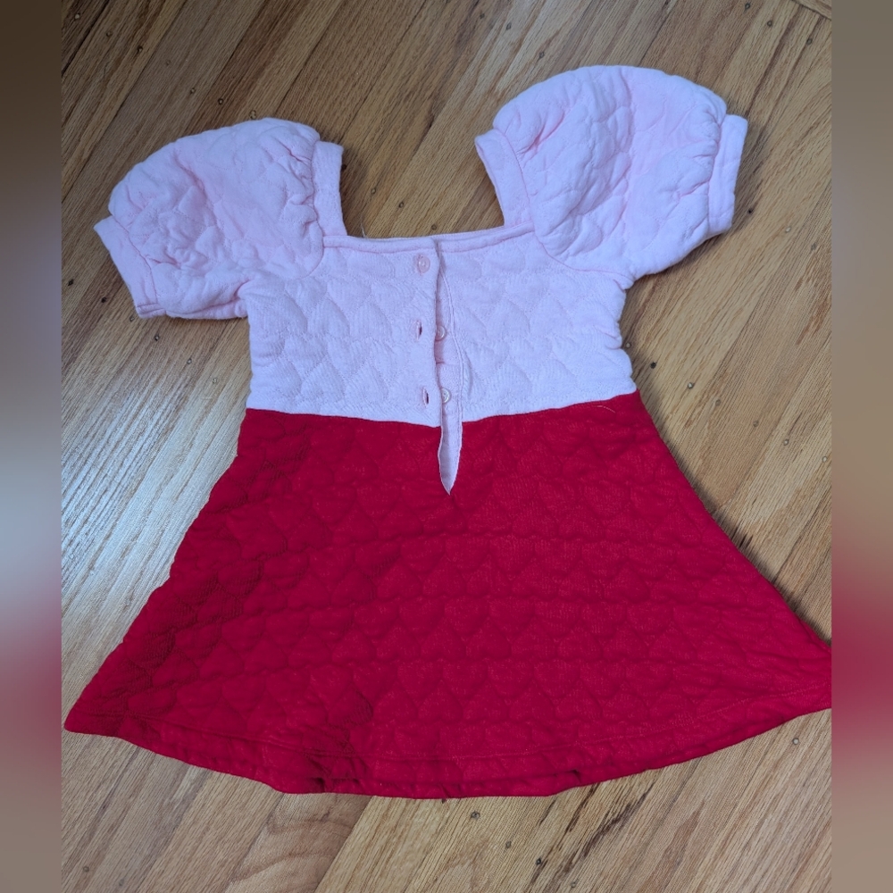 Janie and Jack Pink and Red Kids Dress - Picture 2 of 6